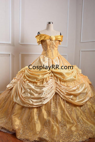 Belle Sparkly Dress, Princess Belle Costume Adult Plus Size