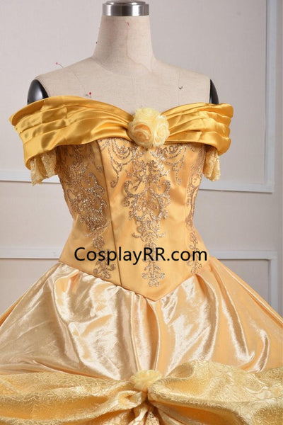 Belle Sparkly Dress, Princess Belle Costume Adult Plus Size
