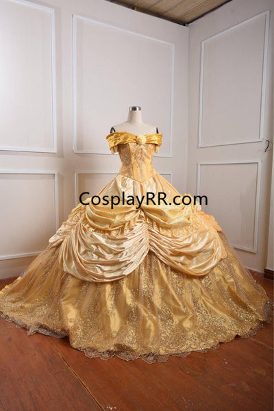 Belle Sparkly Dress, Princess Belle Costume Adult Plus Size