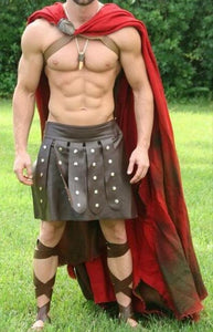 Spartan costume for male gladiator cosplay costume
