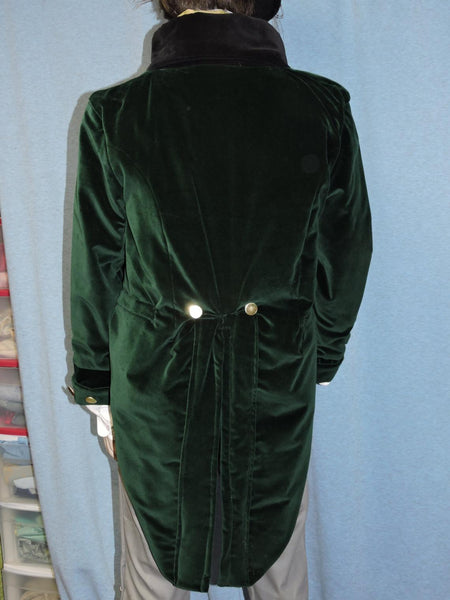 Steampunk Victorian tailcoat vest waistcoat shirt pants or breeches lace jabot or cravat and hat