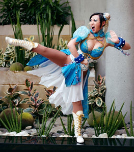 chun li cosplay black dress SF Cosplay Costume Gcosplay