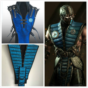 Sub Zero tabard Mortal Kombat blue tabard adults