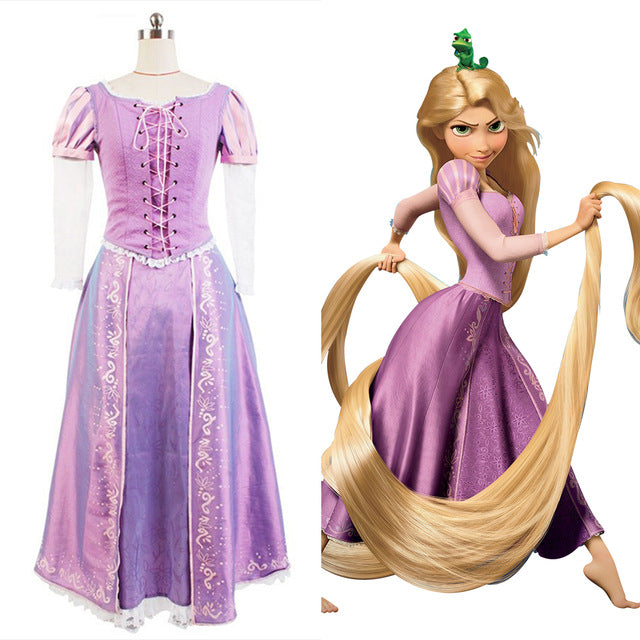 Tangled Princess Rapunzel Costume for Adults Rapunzel Dress