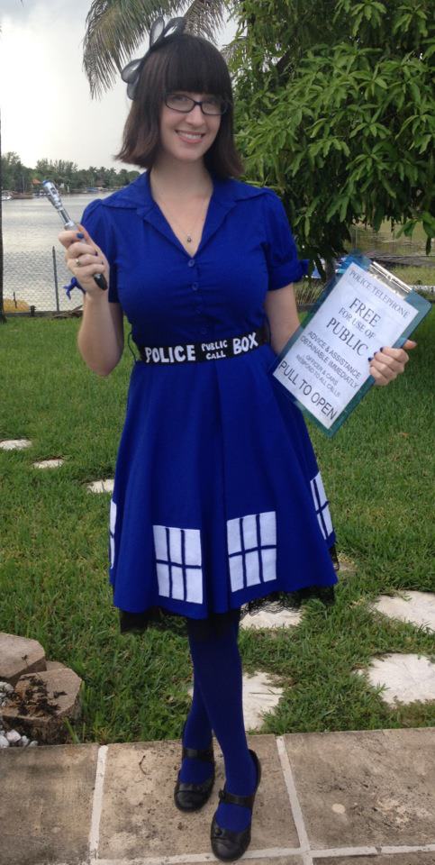 Tardis Costume Tardis dress plus size for male female or kids