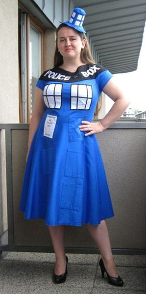 Tardis Costume Tardis dress plus size for male female or kids