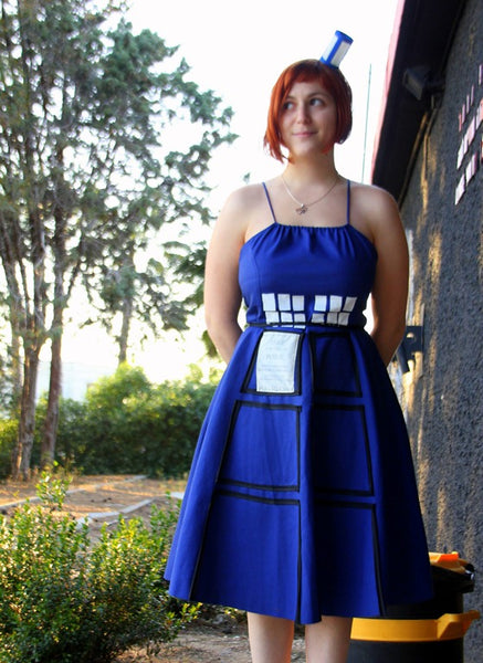 Tardis Costume Tardis dress plus size for male female or kids