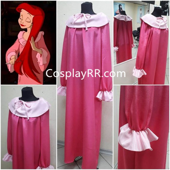 The Little Mermaid Ariel Pink Costume Adults Plus Size