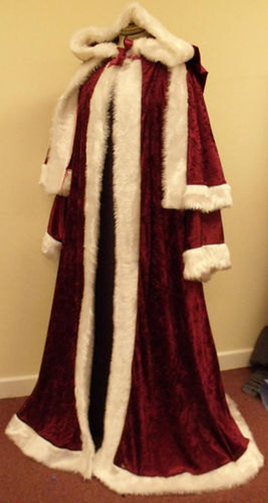 Velvet St Nicholas Father Christmas Santa Xmas Robe – Cosplayrr