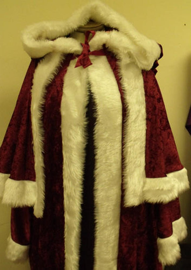 Velvet St Nicholas Father Christmas Santa Xmas Robe – Cosplayrr