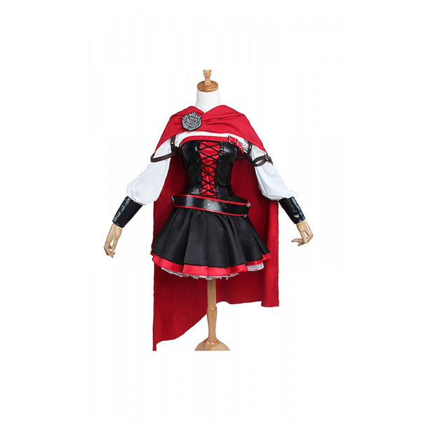 Volume 4 Ruby Rose Costume with a red cloak
