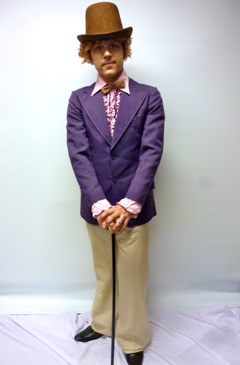 Willy Wonka costume Charlie and the Chocolate Factory cosplay costume