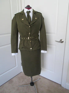 World War II Military Uniform Cosplay Costume 1940's Outfit Womens Military Outfit