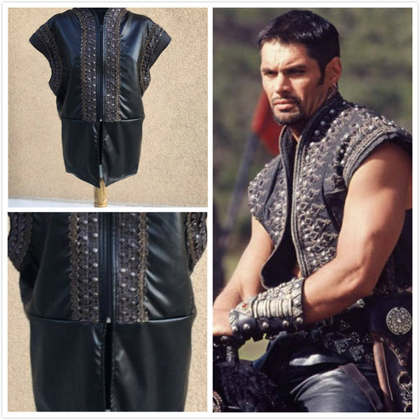 Xena：Warrior Princess Costume Ares Cosplay Leather Vest for Female