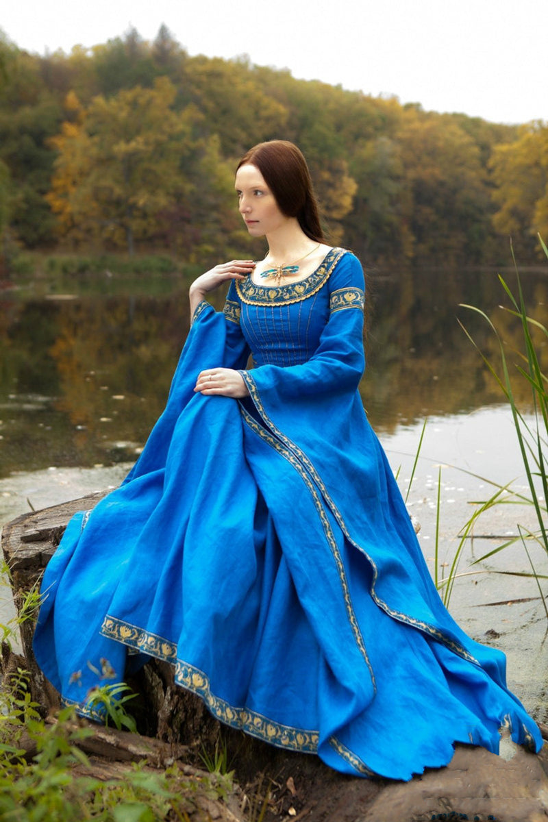 medieval Dress Lady of the Lake Costume – Cosplayrr