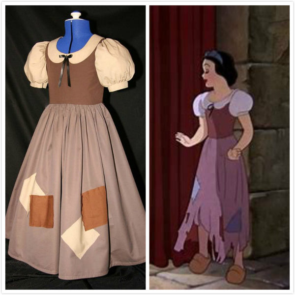 Snow White Rags Dress - Rags Costume for Cosplay Halloween